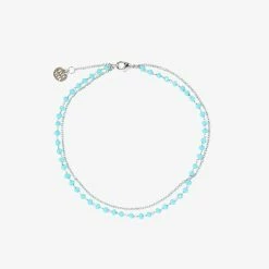 Pura Vida Bracelets Beaded Chain Anklet Best Sellers