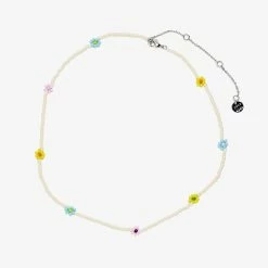 Spring 2021 Beaded Flower Choker