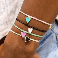 Best deal ✨ Pura Vida Bracelets Petite Heart Charm ⌛ 15 Pura Vida Bracelets Petite Heart Charm