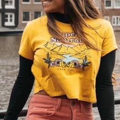 Pura Vida Bracelets Best Sellers Super Natural Crop Tee