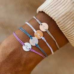 Pura Vida Bracelets Best Sellers Pave Wave Coin Charm