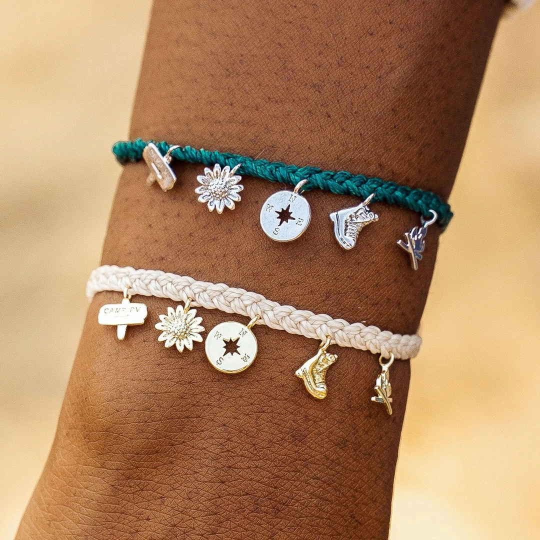 Best deal ⭐ Pura Vida Bracelets Happy Camper Charm Jewelry ❤️ 8 Pura Vida Bracelets Happy Camper Charm Jewelry