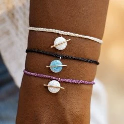 Pura Vida Bracelets Opal Saturn Charm Best Sellers
