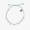 Pura Vida Bracelets Dangling Gems Anklet