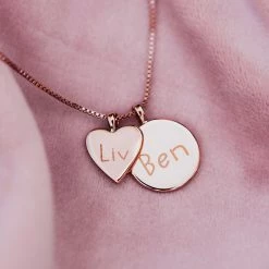 Pura Vida Bracelets Engravable Layered Pendant