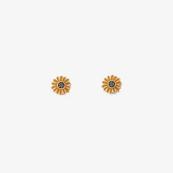 Spring 2020 Enamel Sunflower Stud Earrings