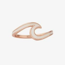 Pura Vida Bracelets Enamel Wave Ring