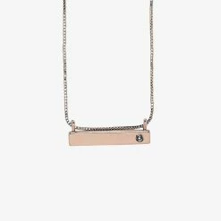 Pura Vida Bracelets Trending On TikTok Engravable Bar Birthstone Necklace