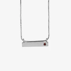 Pura Vida Bracelets Trending On TikTok Engravable Bar Birthstone Necklace