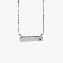 Pura Vida Bracelets Trending On TikTok Engravable Bar Birthstone Necklace
