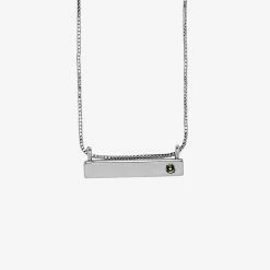 Pura Vida Bracelets Trending On TikTok Engravable Bar Birthstone Necklace
