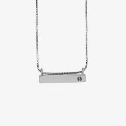 Pura Vida Bracelets Trending On TikTok Engravable Bar Birthstone Necklace