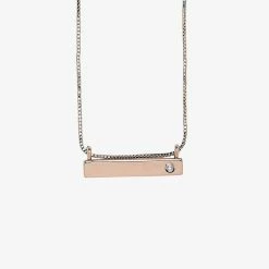 Pura Vida Bracelets Trending On TikTok Engravable Bar Birthstone Necklace