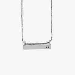 Pura Vida Bracelets Trending On TikTok Engravable Bar Birthstone Necklace