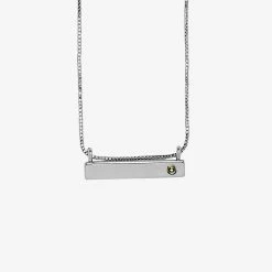 Pura Vida Bracelets Trending On TikTok Engravable Bar Birthstone Necklace