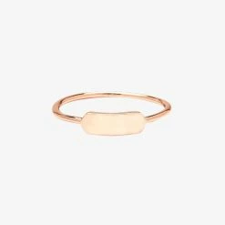 Pura Vida Bracelets Engravable Bar Ring