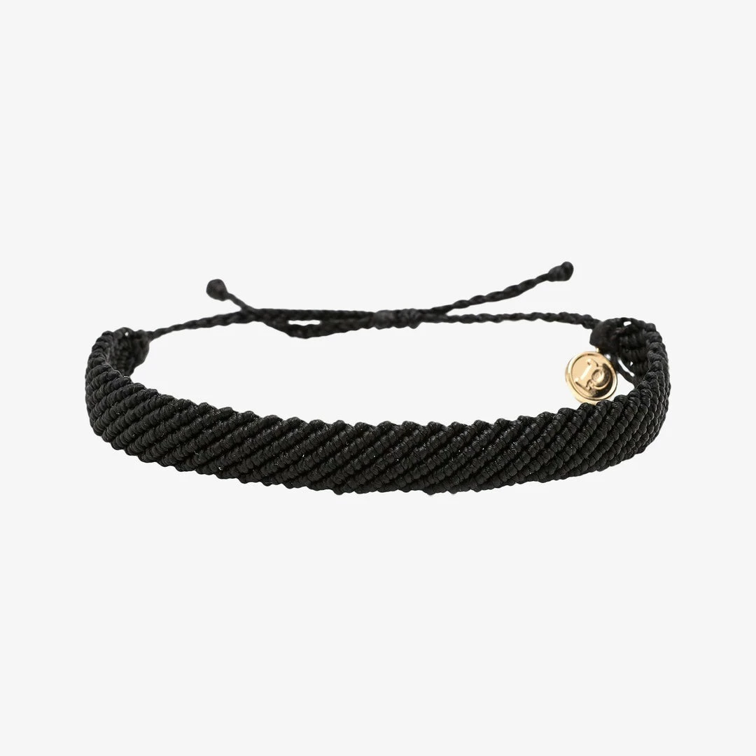 Best deal 🎉 Pura Vida Bracelets Flat Wide Woven Bracelet Men's ✨ 4 Pura Vida Bracelets Flat Wide Woven Bracelet Men's