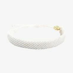Pura Vida Bracelets Flat Wide Woven Bracelet Men's