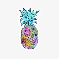 Fall 2019 Best Sellers Floral Pineapple Sticker