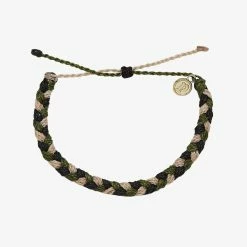 Charity For The Troops Braided Bracelet Men's