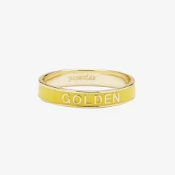 Spring 2021 Best Sellers Golden Enamel Word Ring