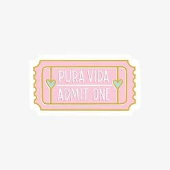 Pura Vida Bracelets Golden Ticket Sticker Best Sellers