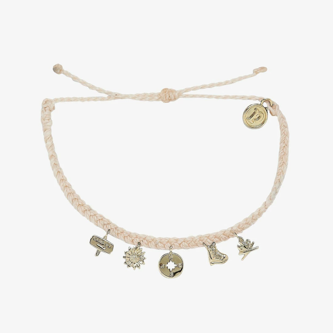 Best deal ⭐ Pura Vida Bracelets Happy Camper Charm Jewelry ❤️ 3 Pura Vida Bracelets Happy Camper Charm Jewelry