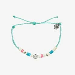 Pura Vida Bracelets Happy Face Beaded Bracelet Trending On TikTok