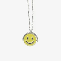 Spring 2021 Happy Face Spinner Necklace Trending On TikTok