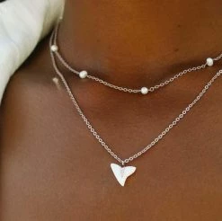 Pura Vida Bracelets Shark Tooth Pendant Necklace Best Sellers