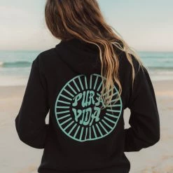 Pura Vida Bracelets PV Sun Logo Hoodie