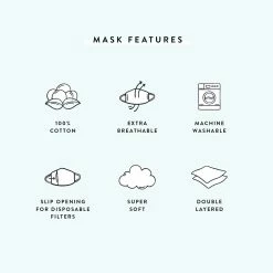 Pura Vida Bracelets Solid Blush Face Mask Best Sellers