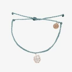 Pura Vida Bracelets Mother Of Pearl Monstera Charm Best Sellers