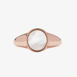 Pura Vida Bracelets Mother Of Pearl Signet Ring Best Sellers