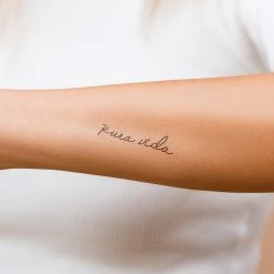Spring 2021 West Temporary Tattoo