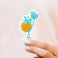Pura Vida Bracelets Best Sellers Color Palms Sticker