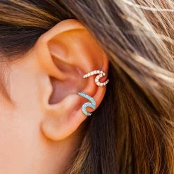 Pura Vida Bracelets Stone Wave Ear Cuff Best Sellers