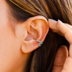 Pura Vida Bracelets Stone Wave Ear Cuff Best Sellers