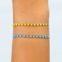 Pura Vida Bracelets Neon Chain Slider Bracelet