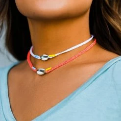 Pura Vida Bracelets Ibiza Cowrie Charm Choker