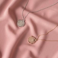 Pura Vida Bracelets Men's Engravable Double-Sided Spinner Necklace