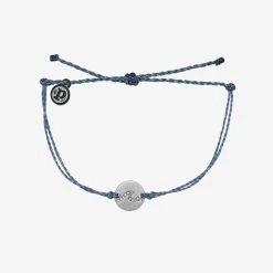 Pura Vida Bracelets Best Sellers Pave Wave Coin Charm