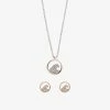 Pura Vida Bracelets Pave Wave Necklace & Earring Set Best Sellers