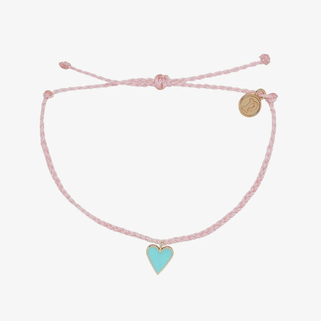 Best deal ✨ Pura Vida Bracelets Petite Heart Charm ⌛ 4 Pura Vida Bracelets Petite Heart Charm