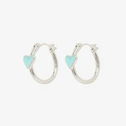 Spring 2020 Best Sellers Petite Heart Hoop Earrings