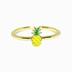 Pura Vida Bracelets Jewelry Enamel Pineapple Ring