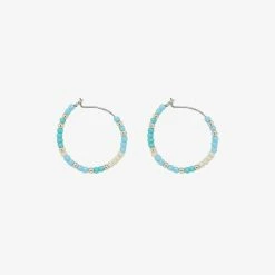 Spring 2021 Best Sellers Playa Seed Bead Hoop Earrings