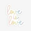 Pura Vida Bracelets Best Sellers Love Is Love Sticker