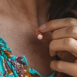 Pura Vida Bracelets Best Sellers Saturn Necklace & Earring Set