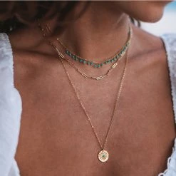 Pura Vida Bracelets Best Sellers Mykonos 3 In 1 Layered Necklace